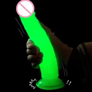 XL Realistic Luminous Dildo with Suction Cup, Couple Erotic