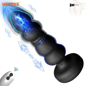 Wireless Telescopic Prostate Massager Dildo Vibrator for Men