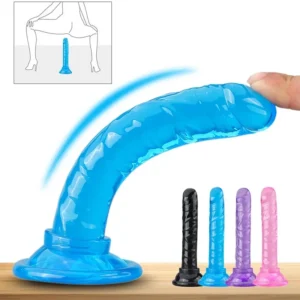 Translucent Soft Jelly Dildo | Mini Dildo Toy - 5 Color Opti