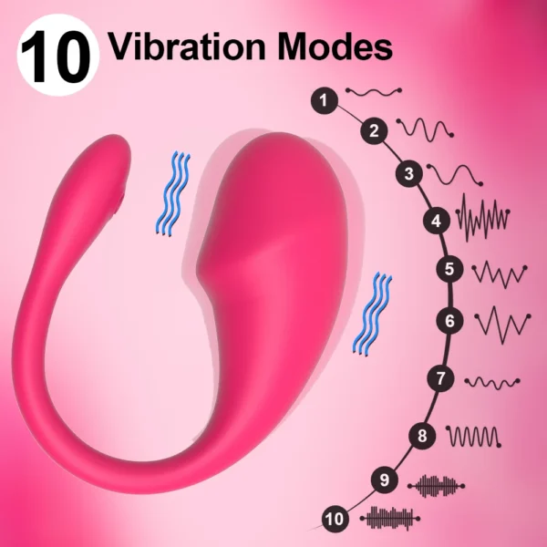Bluetooth Vibrator Dildo for Women | Remote Control Love Egg - Image 3