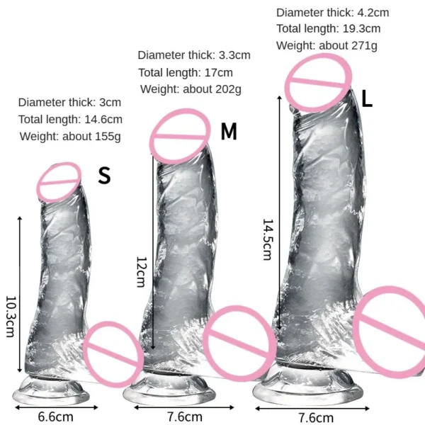 Realistic Suction Cup Dildo for Women