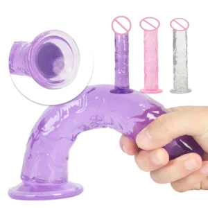 Translucent Soft Jelly Dildo - Realistic Big Fake Penis