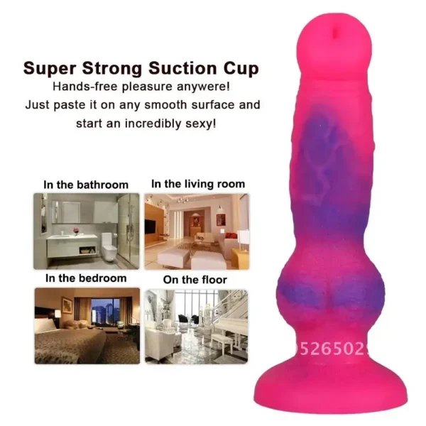Realistic Dog Dildo Anal Toy With Suction Cup - Adult Fun - Image 4