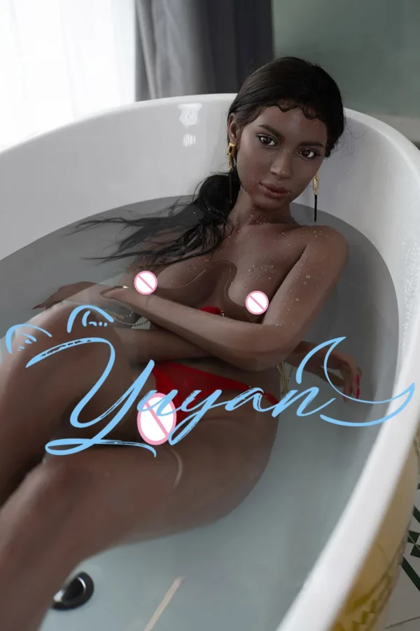 Realistic TPE Sex Doll – Black Big Boobs, Vagina & Anal Toy - Image 2