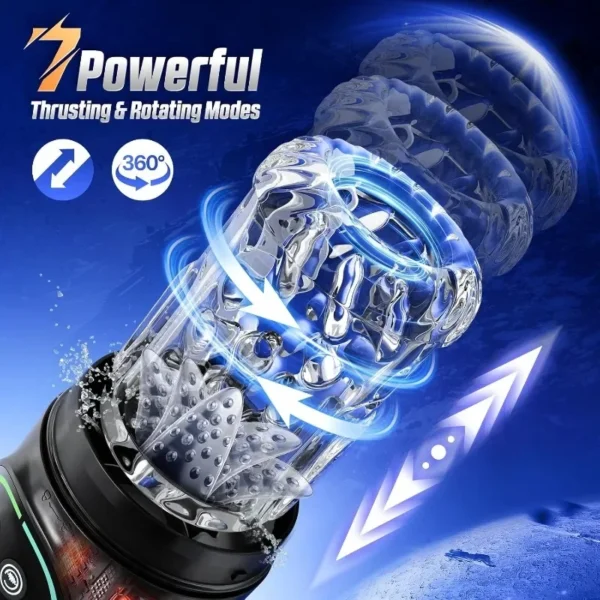 Automatic Male Masturbator Cup – Rotating Sucking Pussy Toy - Image 2