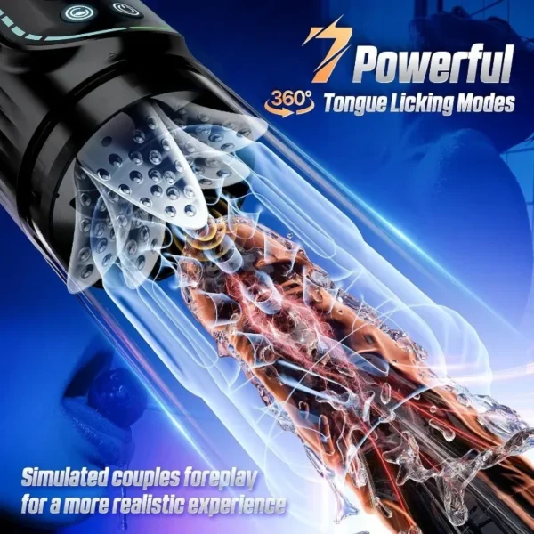 Automatic Male Masturbator Cup – Rotating Sucking Pussy Toy - Image 4