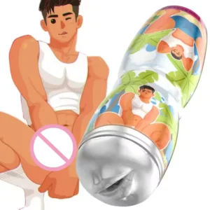 Double Penis Cup Masturbator – Anal & Vagina Training Toy