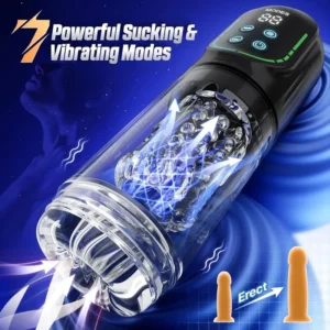 Automatic Male Masturbator Cup – Rotating Sucking Pussy Toy