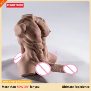 Male Torso Sex Doll with Big Dildo