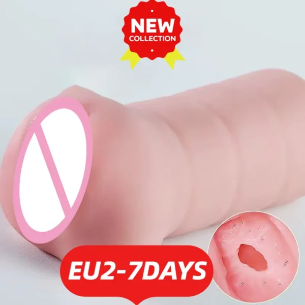 Soft TPE Realistic Vaginal & Anal Masturbator for Men