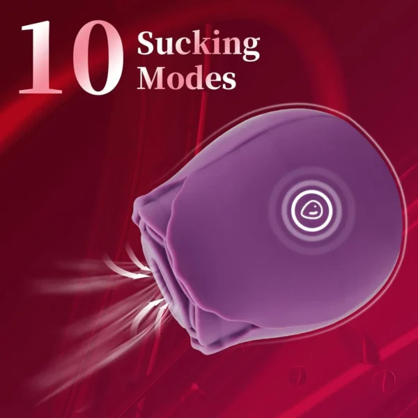 Rose Suction Vibrator | Clitoral & Nipple Stimulator