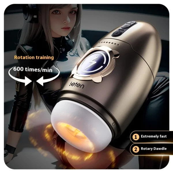 Automatic Male Masturbator with Suction & Blowjob Tech